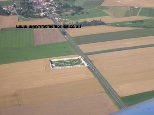 <p>Pozieres Memorial from the air